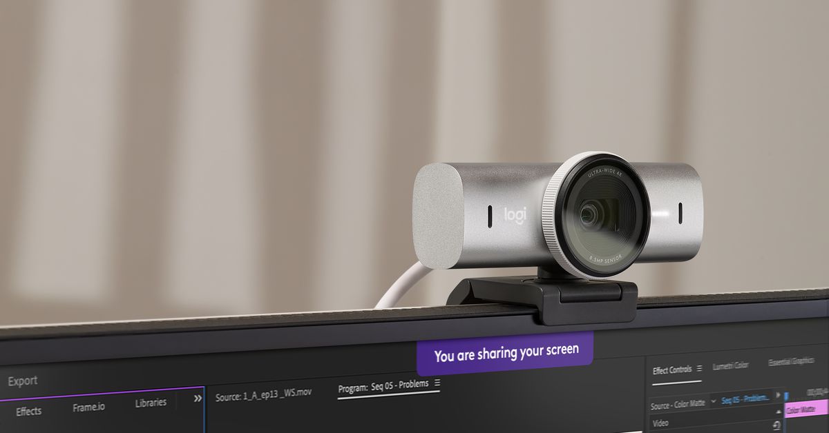 Logitech’s new MX Brio is a $200 4K webcam with ‘AI-enhanced image quality’ – Warungku Teknologi