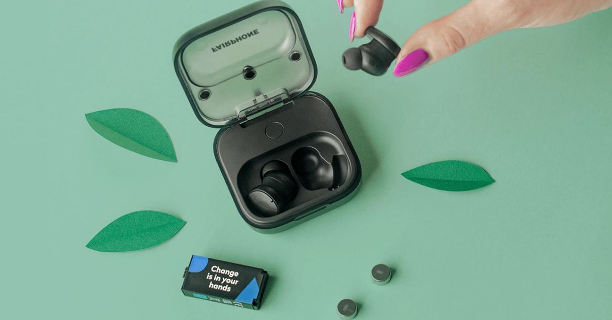 The Fairbuds noise-canceling earbuds have an easily swappable battery – Warungku Teknologi